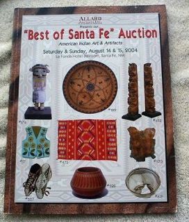 Auction Catalog Allard Auction 2004 Best Of Santa Fe  Indian