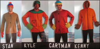 Adult Mens TV South Park Cartoon Character Gang Costume