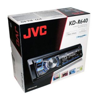 JVC KDR640 In Dash Car Audio AM/FM Stereo Receiver CD/ Player