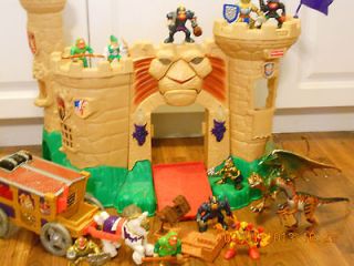 Fisher Price Imaginext Magic Castle w/Knights,Coach,Dragons,Boulders++