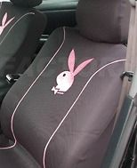 Playboy Car Seat Cover Front & Rear Pink MESH full set 6pcs