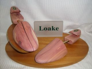 Loake Shoemakers England Aromatic Cedar wood SHOE TREE *NEW in box*