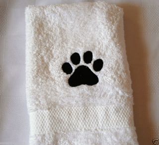 PAW PRINT WASH CLOTH   DOG/CAT GROOMING  CUTE