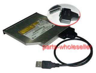 USB 2.0 Adapter cable for SATA Laptop CD ROM