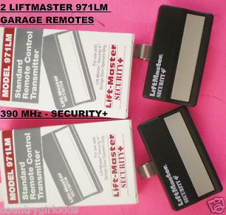 LIFTMASTER CHAMBERLAIN 971LM Security+ Garage Remote 973LM 976LM