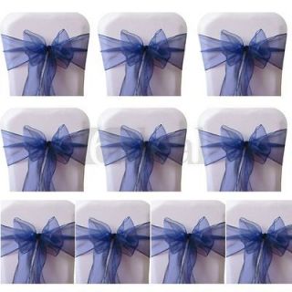 Organza Chair Cover Sash Bow Table Runners for Banquet Wedding Party