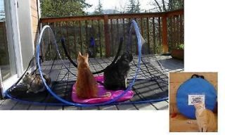Outdoor Feline Funhouse  Portable Outdoor Cat Enclosure