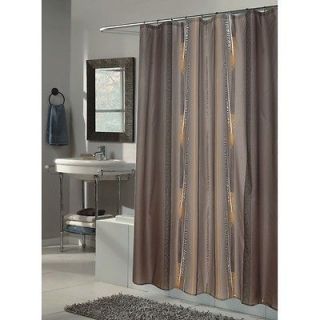 Carnation Home Fashions Catherine Extra Long Fabric Shower Curtain SC