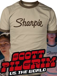 Scott Pilgrim Quote Ringer Shirt Replica Costume NEW s 2x Movie Comic