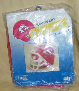 Big Vtg Kansas City Chiefs Inflatable/Blo w Up Football Helmet NEW