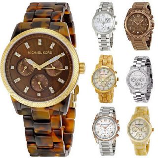Michael Kors Ladies Chronograph Quartz Watch  Multiple Womens Models