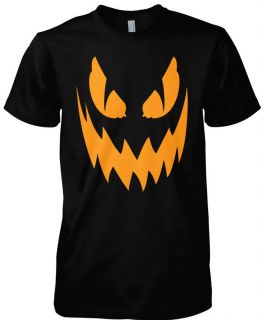 Scary Jack O Lantern Face Carving Pumpkin Happy Halloween Costume Mens