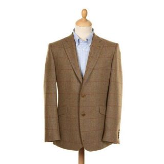 New Magee Brown Check Tweed Sports Jacket with Free UK Delivery