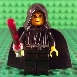 Lego Star Wars Minifigure Emperor Palpatine with Lightsaber