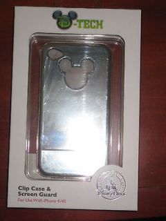 4S Mickey Mouse Clip Case and Screen Guard Disney D Tech  BRAND NEW