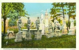 Mayfield,KY. Wooldridge Monuments in Cemetery, erected 1894,he dies