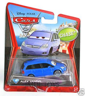 Disney Pixar Cars 2 CHASE ALEX VANDEL #45 NEW IN HAND READY TO SHIP