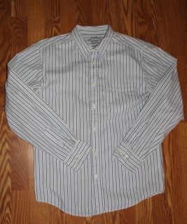 Faded Glory Button Up Shirt   Boys Size XL 16 18   Striped Top