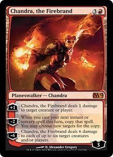 Chandra, the Firebrand   Mint Condition   MTG   Thick Case