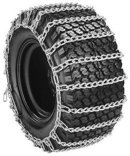 20x10.00 8) 2 Link Garden Tractor Snow Tire Chains Size 20 10.00 8