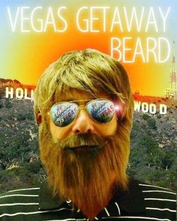 Vegas Hangover Getaway Costume Beard *New*