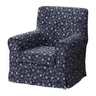 NEW IKEA EKTORP JENNYLUND Chair Armchair Cover Slipcover   Laxa Blue