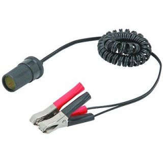 Battery to Lighter Socket Extension Cord Power Stereo Cell Phone