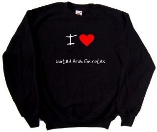 Love Heart United Arab Emirates Sweatshirt