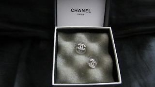 Authentic Chanel Swarovski Earrings Mini and Medium EUC