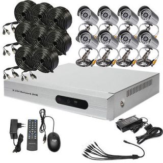CH Channel CCTV DVR Video Security Record System+8 Outdoor Camera