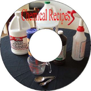 10s of Thousands of Chemical Recipes Formulas on 26 Books On CD R