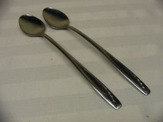 INTERNATIONAL STAINLESS*LAWNCREST*2 ICED TEA SPOONS