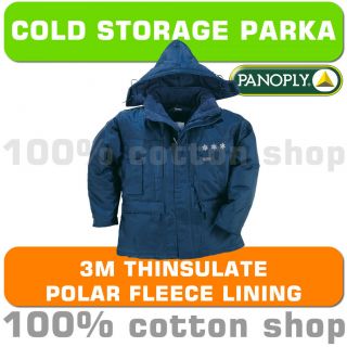 LAPONIE Mens Coat Parka Work Fleece Lined Cold Storage Freezer Wear 3M