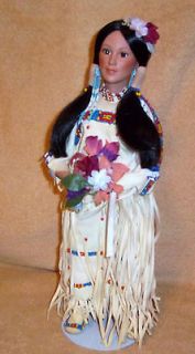 Danbury Mint, MORNING SONG Cheyenne Bride Judy Belle Native American