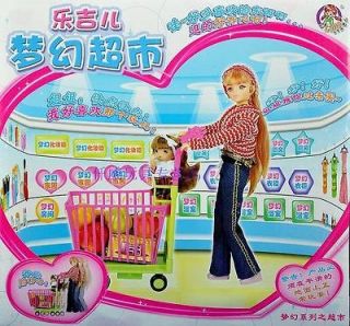 supermarket girl doll play house toys birthday gifts children fun