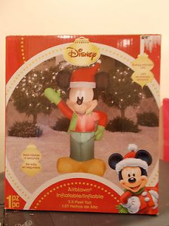 NEW CHRISTMAS AIRBLOWN INFLATABLE DISNEY MICKEY MOUSE LIGHT OUTDOOR
