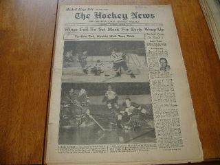 the hockey news march 14 1953 ted lindsay