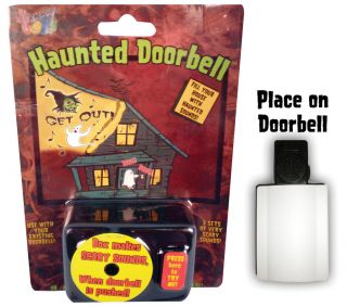 Haunted Door Bell Halloween Decoration Scary Doorbell Music Playing