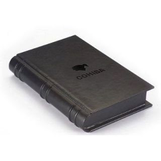 LIMITED COHIBA CEDAR LINED LEATHER BOUND BOOK TRAVEL/DESK HUMIDOR