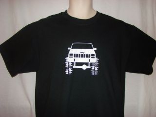 Jeep Cherokee XJ Sport_Flexing_ T Shirt Sizes_S   4 XL