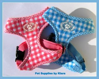 Pretty* Small Dog Teacup Chihuahua Puppy Cotton Mesh Harness XS S M