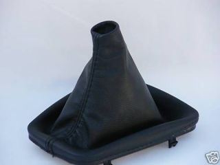 BMW E28 BLACK REAL LEATHER GEAR STICK GAITER COVER NEW
