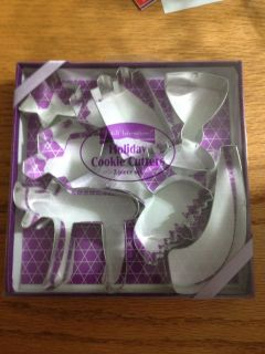 JEWISH HOLIDAY ALEPH BET METAL COOKIE CUTTERS SET