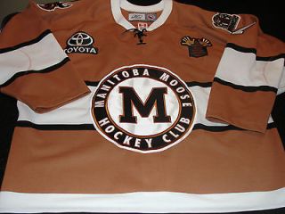 Manitoba Moose Jersey Vancouver Canucks AHL Game Worn Jersey Mason