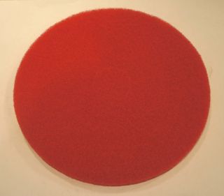 Red Buffer Buffing Cleaning Pad 17 in diameter removes skuff marks