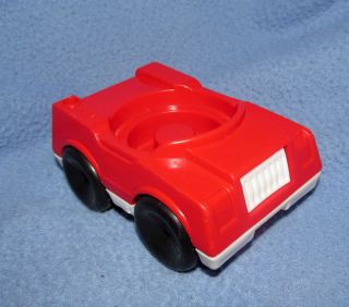 Fisher Price Little People Garage Race Sports Red Town Car Kids Toy