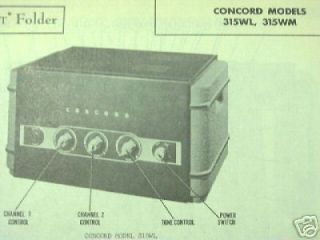 95 CONCORDE 4760429 AMP AMPLIFIER