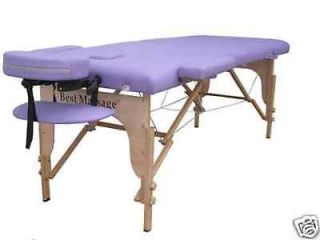 New Purple PU Portable Massage Table w/Free Carry Case U1 Facial Bed