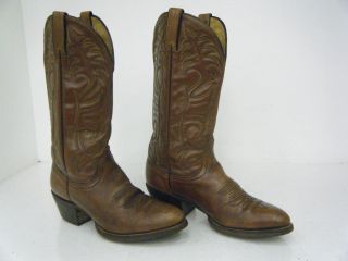 WRANGLER Vintage Cowboy Boots 8.5 D Men Used