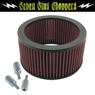 Super E and G High Flow Air Filter Kit Harley Chopper Mototcycle